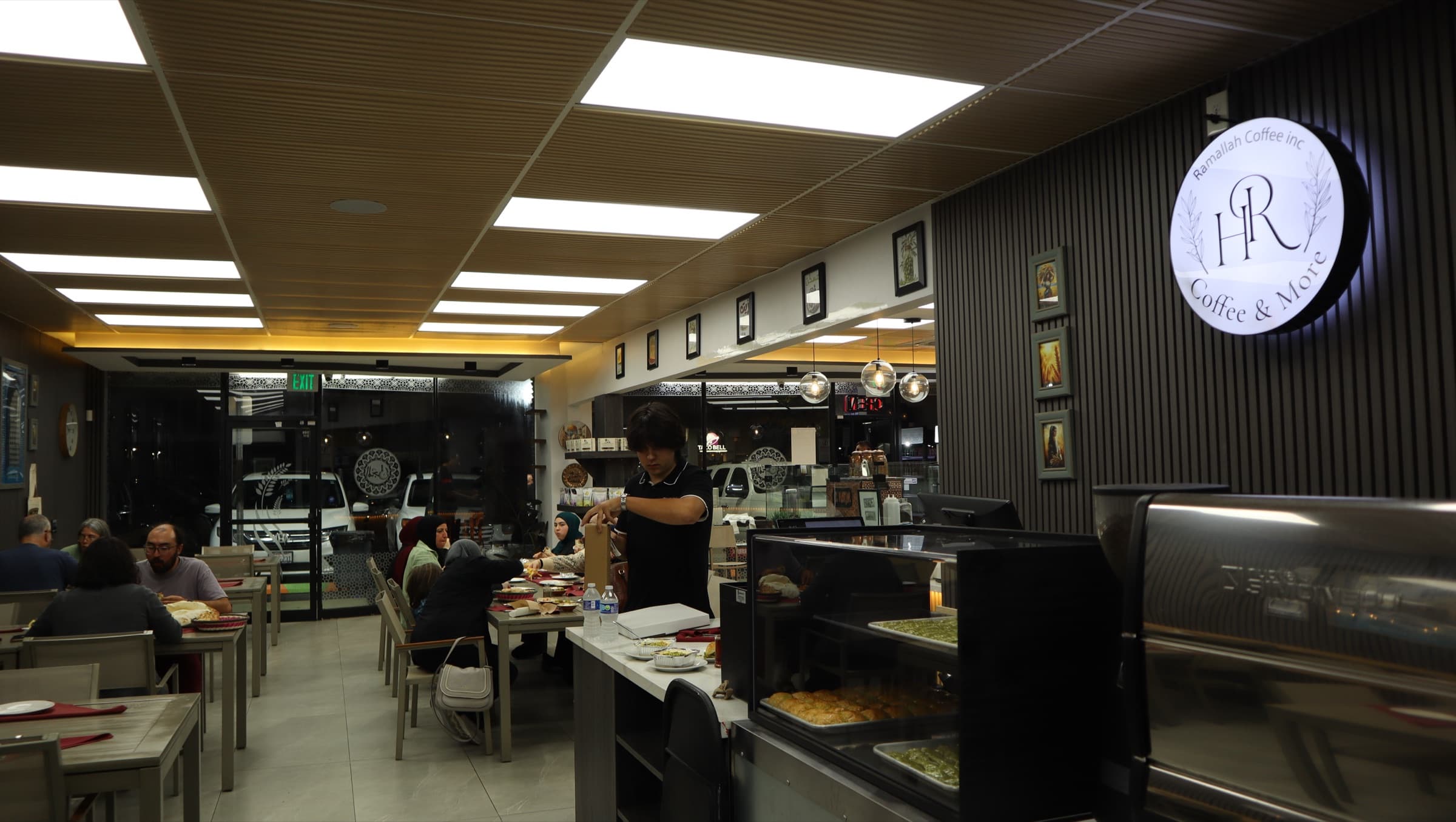The Al Manjal open kitchen